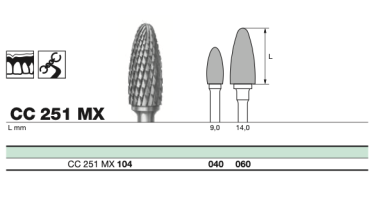 Бор твс D+Z / CC 251 MX 104.040 лабораторный