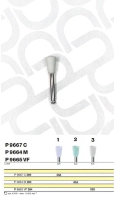 Полировочный бор по композиту 3-я ступень/ P 9665 VF 204.055, Drendel + Zweiling DIAMANT GmbH, Германия